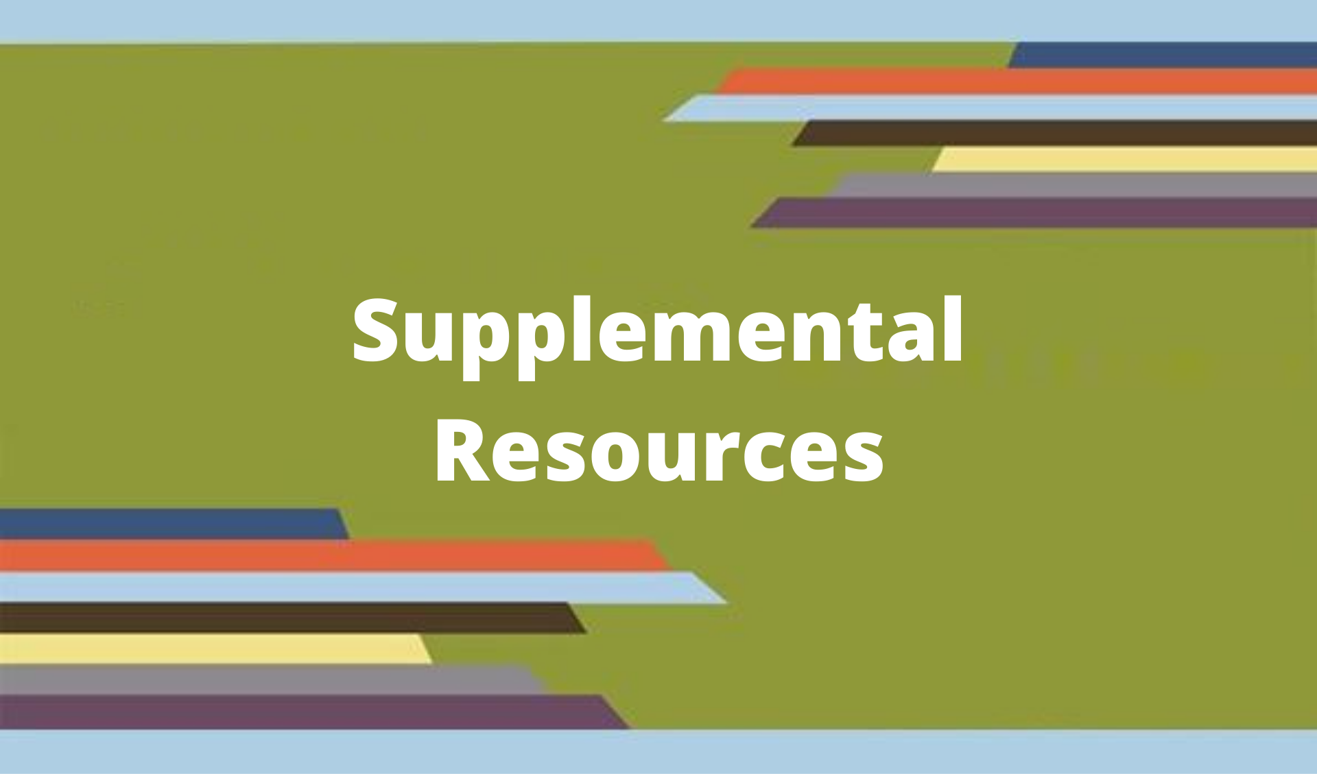 SE PTTC supplemental resources image