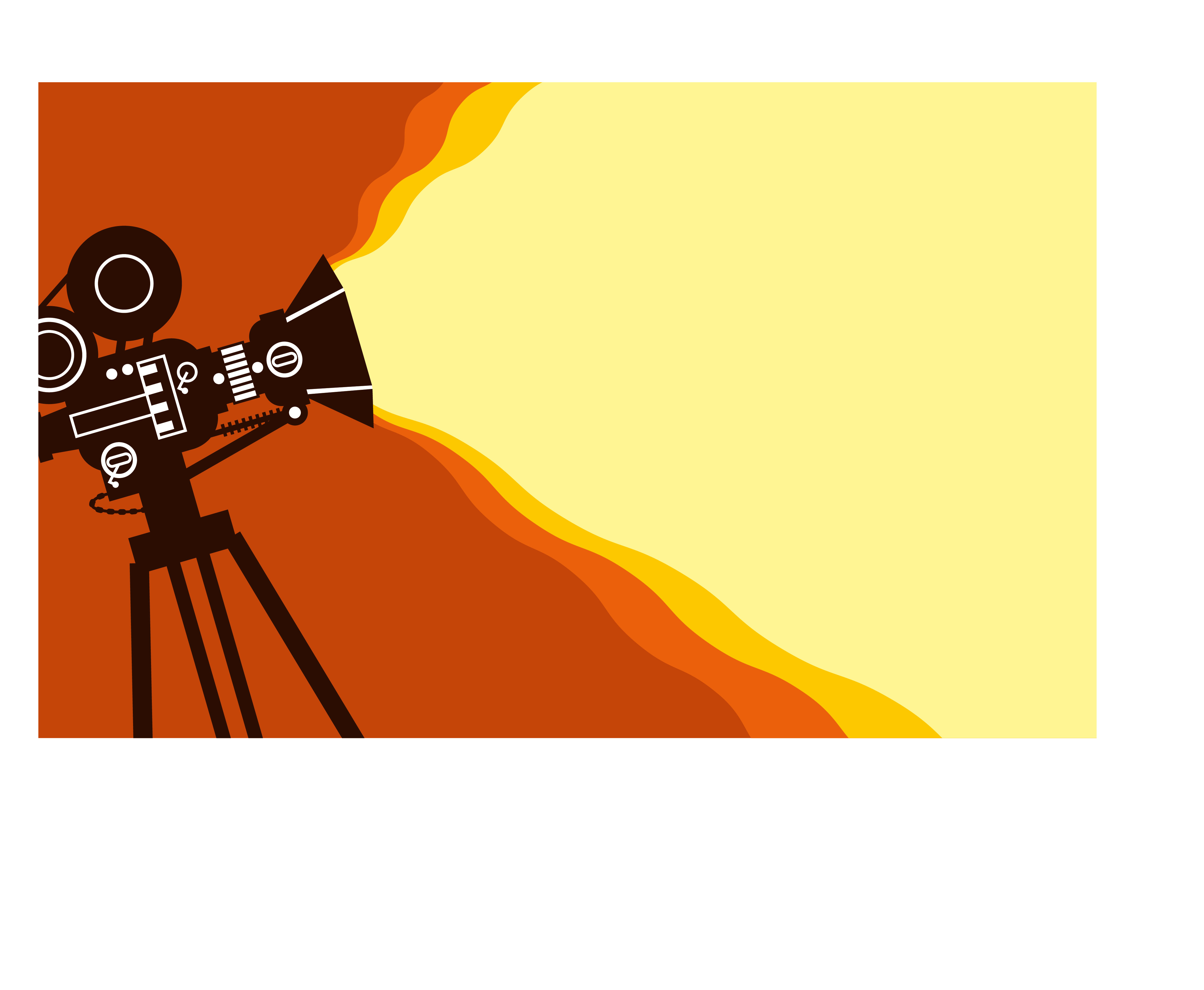 vector image of film camera