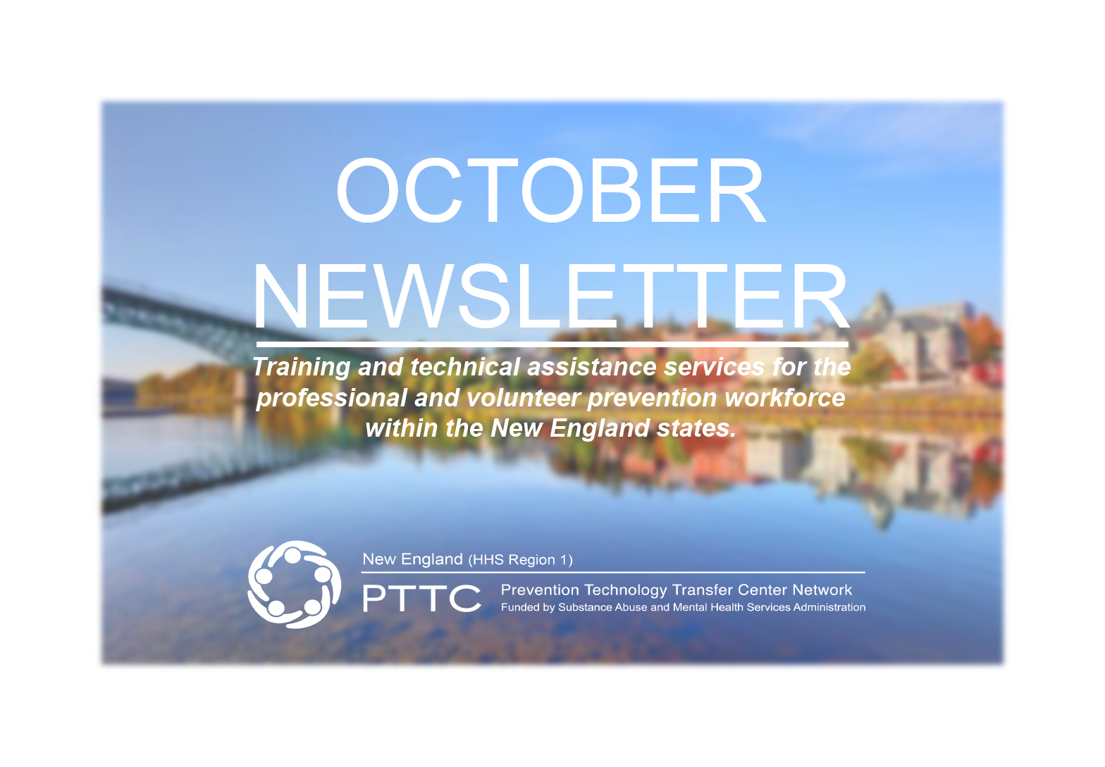 October Newsletter Text with fall scene behind