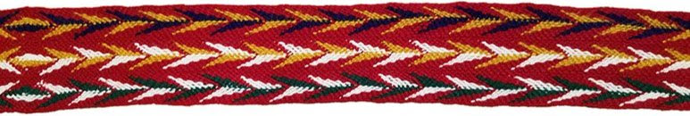 image of finger woven Native American sash