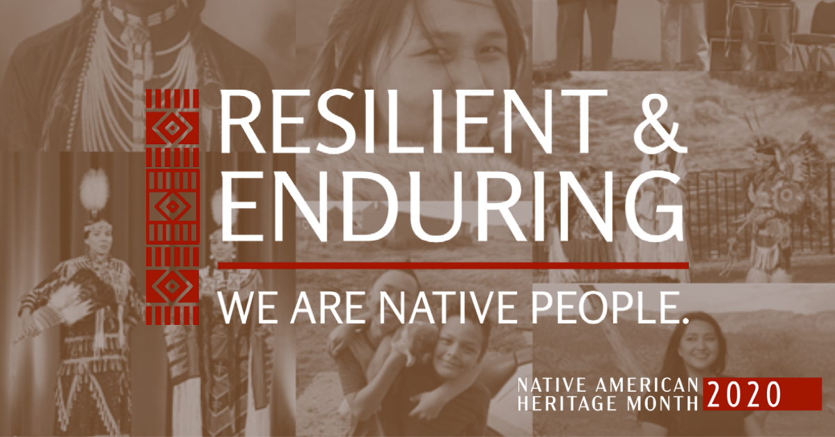 National Native American Heritage Month 2020 theme image