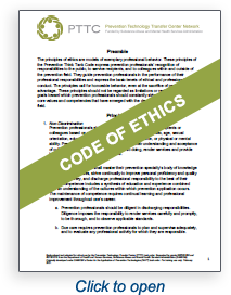 Prevention code of ethics