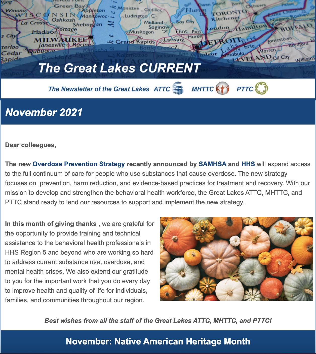 Screen shot November Great Lakes Current 