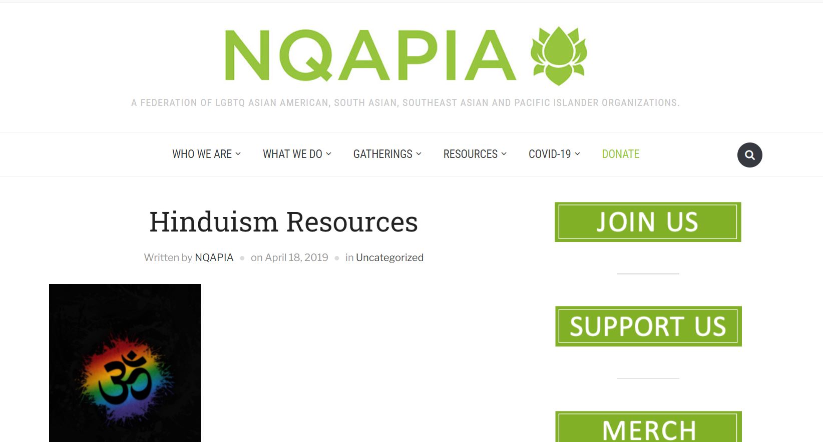 NQAPI: Hinduism Resources