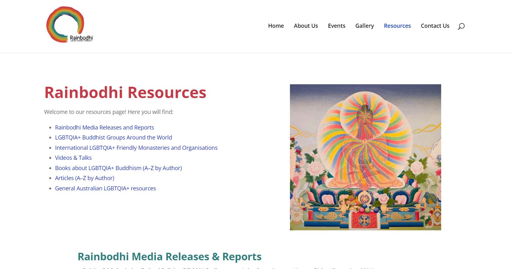 Rainbodhi (Buddhist) Resources