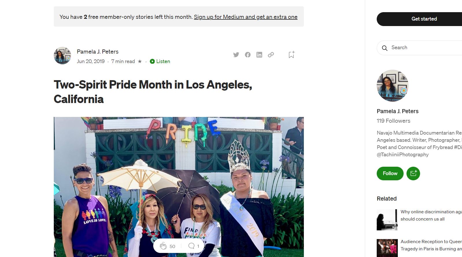Two-Spirit Pride Month in Los Angeles, California