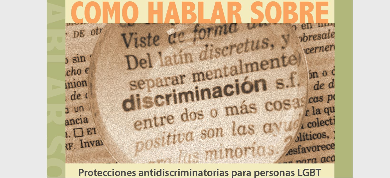 Talking About Nondiscrimination Protections for LGBT People (Spanish)