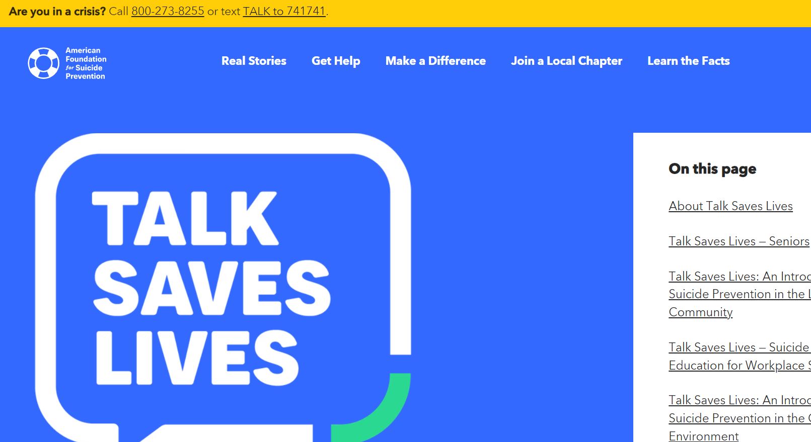AFSP: Talk Saves Lives™ An Introduction to Suicide Prevention in the LGBTQ Community 