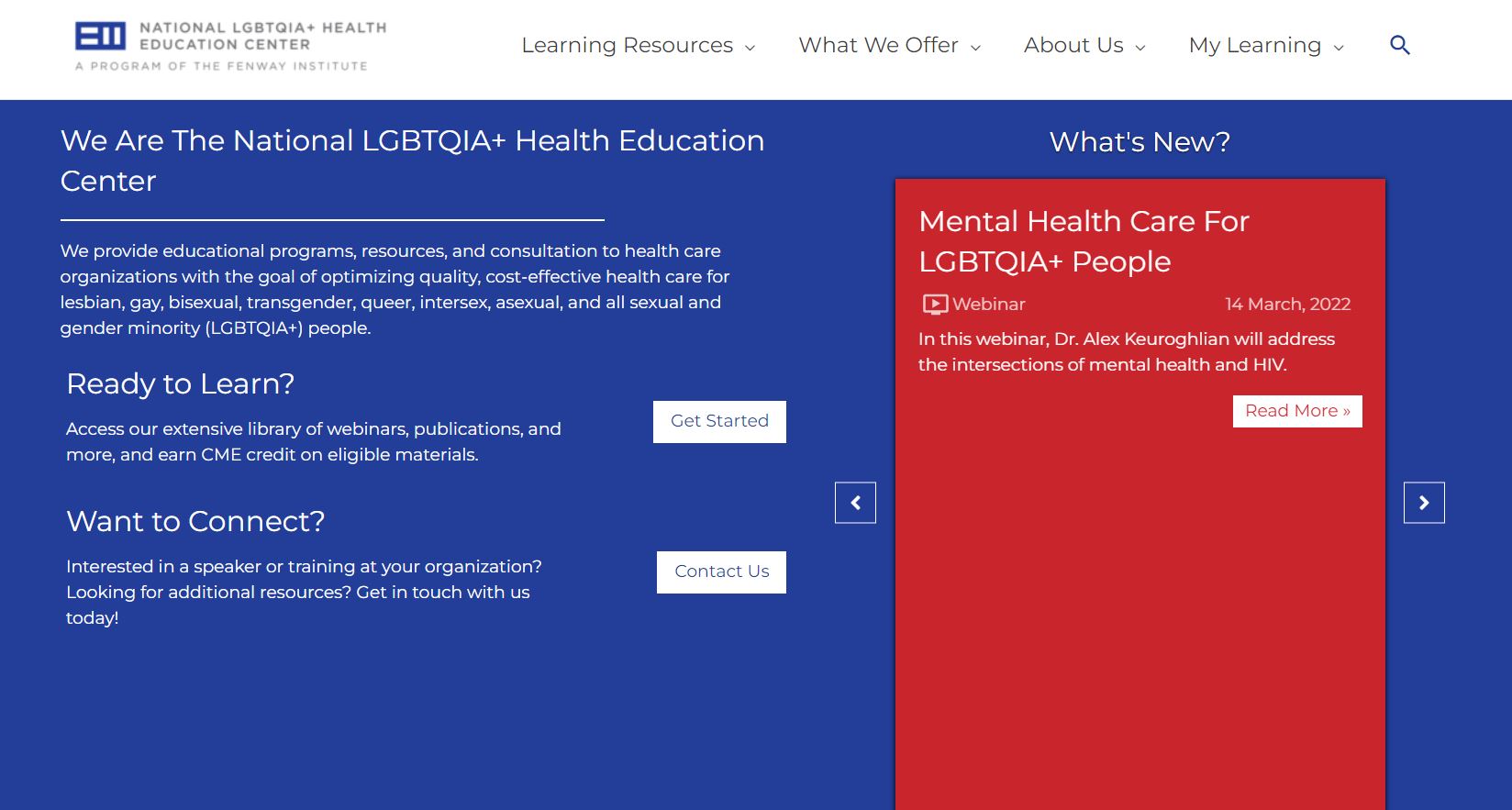 National LGBTQIA+ Health Education Center 