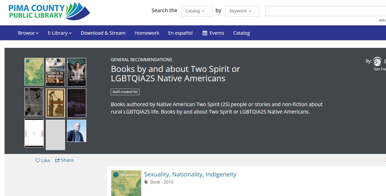 Books by and about Two Spirit or LGBTQIA2S Native Americans