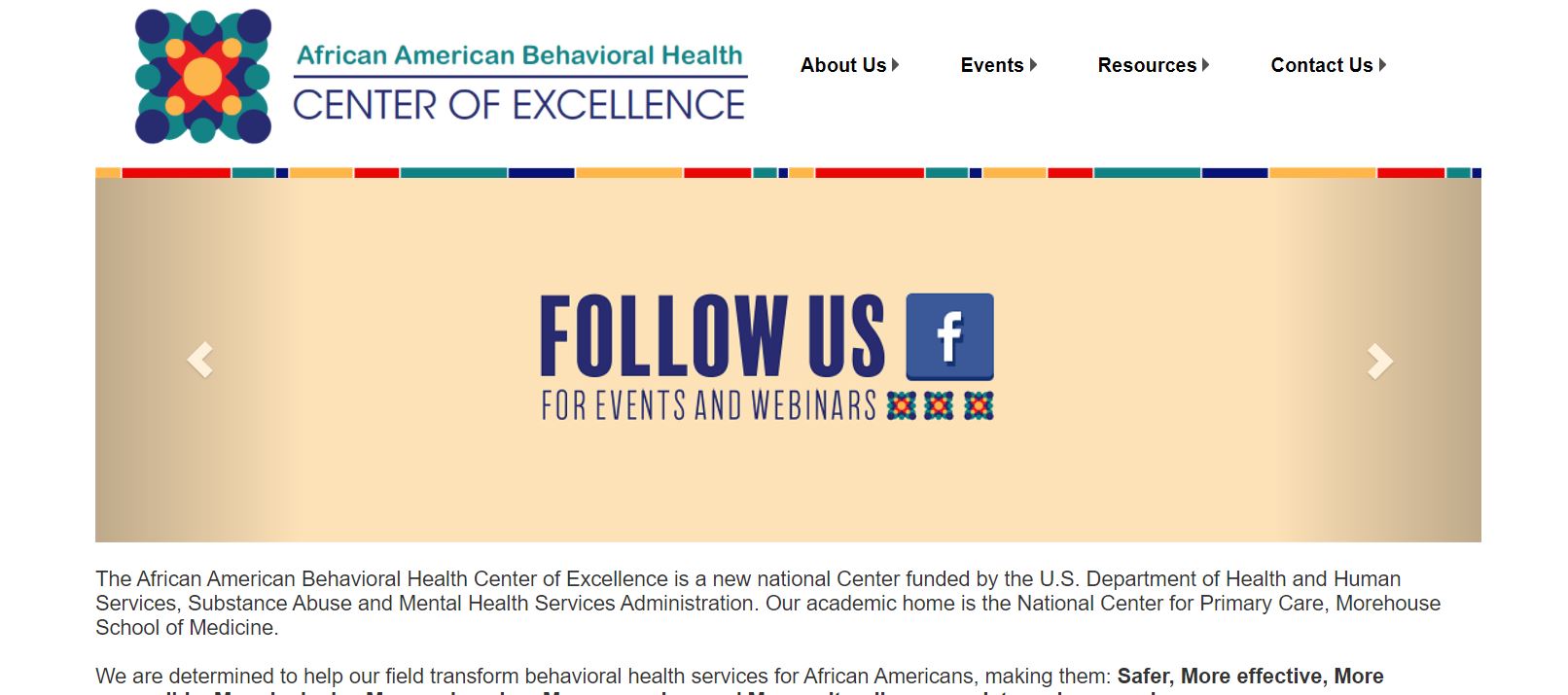The African American Behavioral Health Center of Excellence