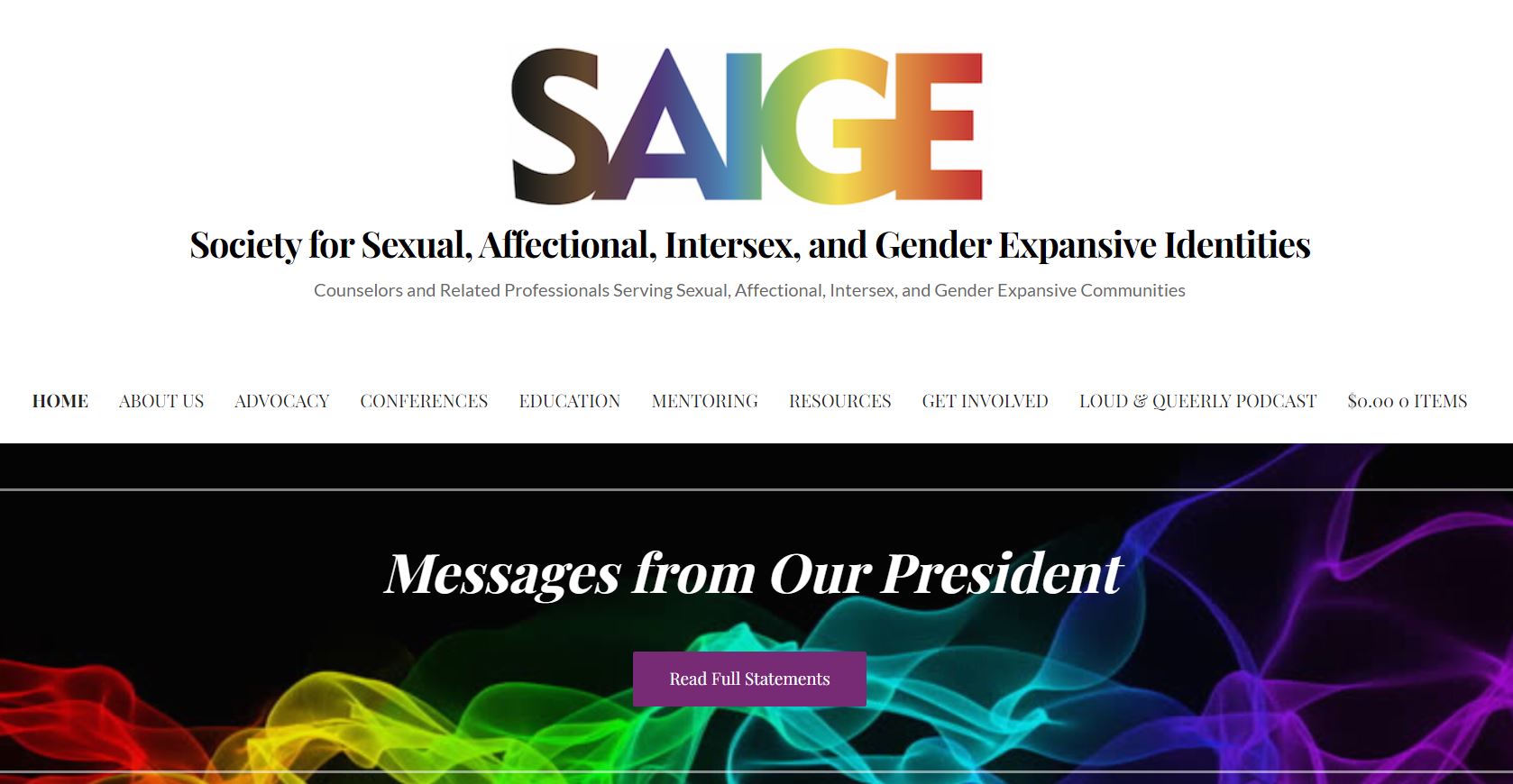 Society for Sexual, Affectional, Intersex, and Gender Expansive Identities (SAIGE)