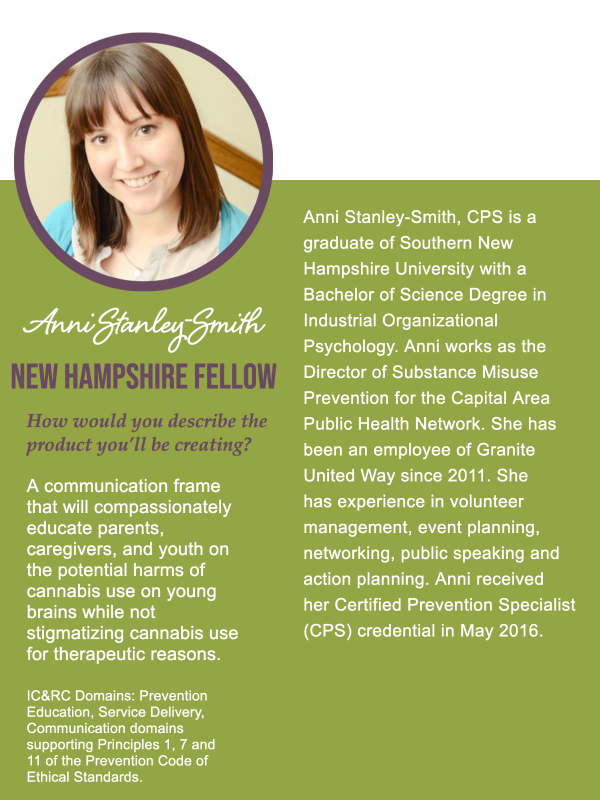 New Hampshire RAD Fellow Anni Stanley-Smith