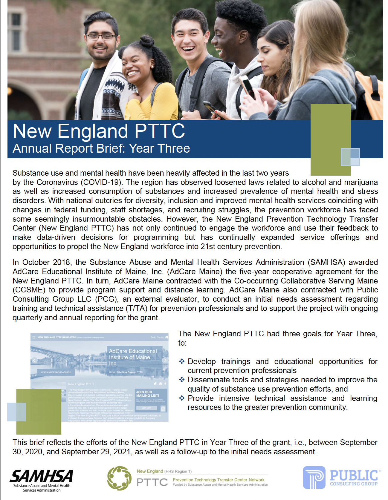 New England PTTC Report Cover