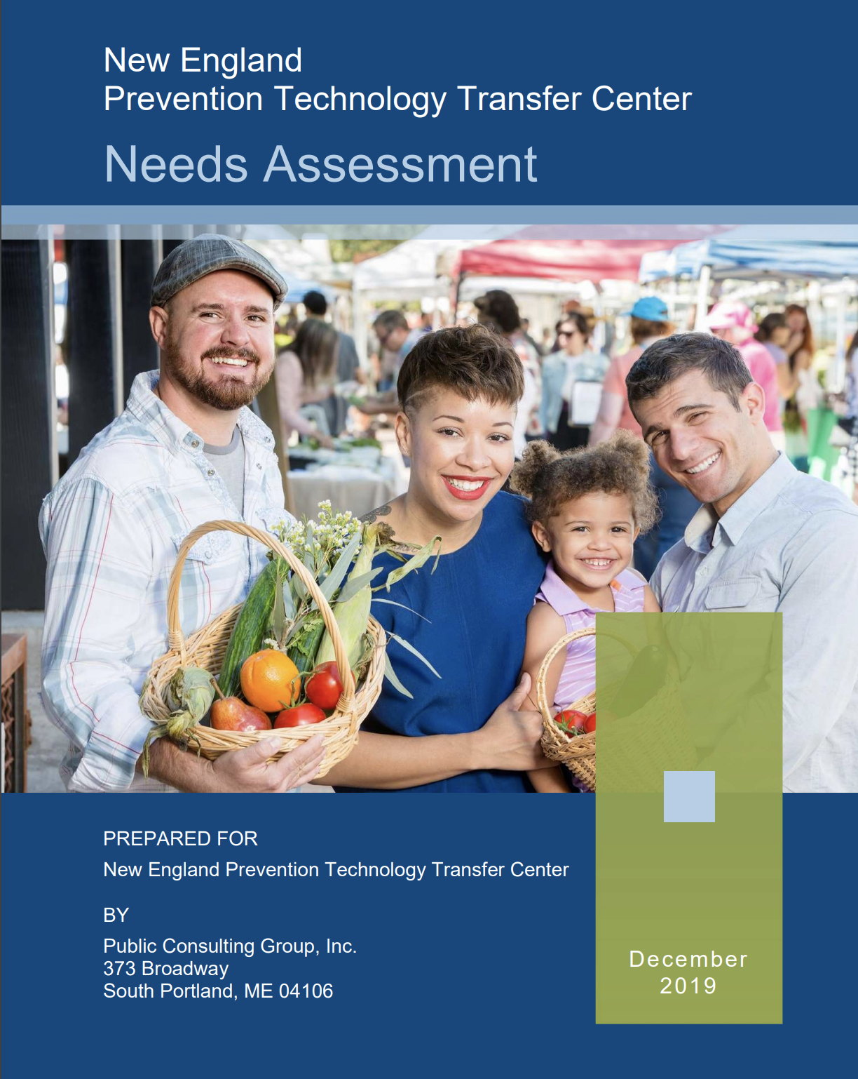 Cover New England PTTC Needs Assessment Final Report