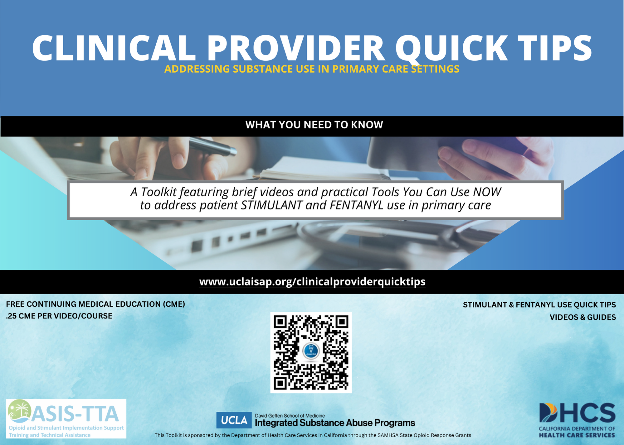 Clincal Provider Quick Tips QR Code